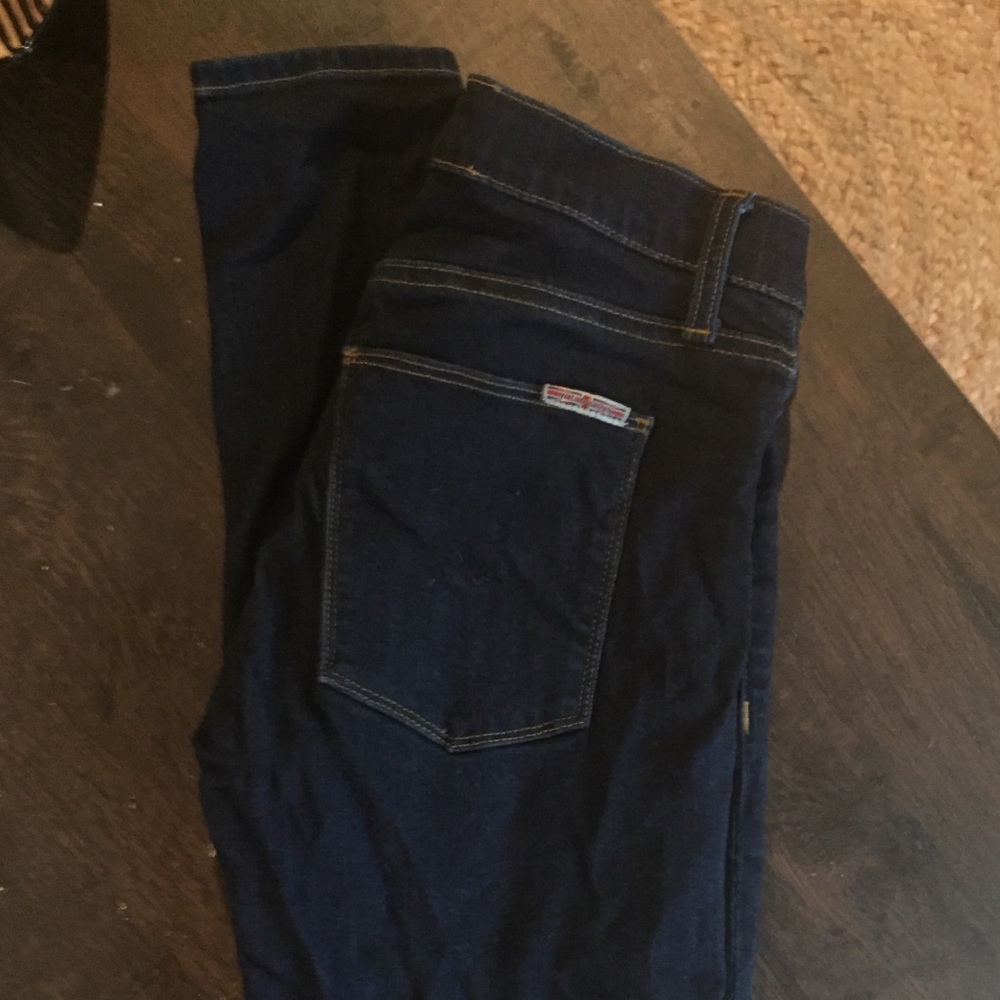 Hudson nico midrise dark denim